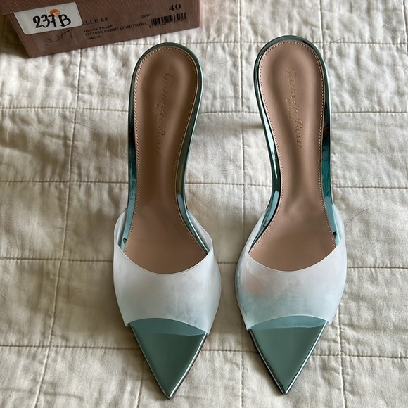 Gianvito Rossi Elle Plexi Mules - Picture 3 of 12